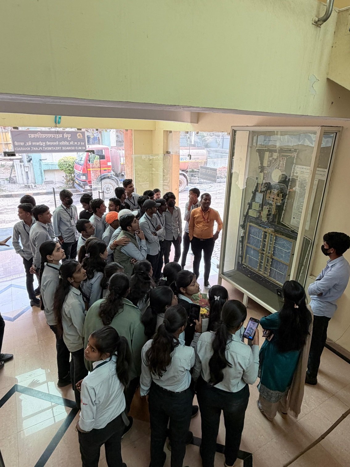 Sewage Treatment Plant Visit at Kharadi under the subject Waste Water Engineering