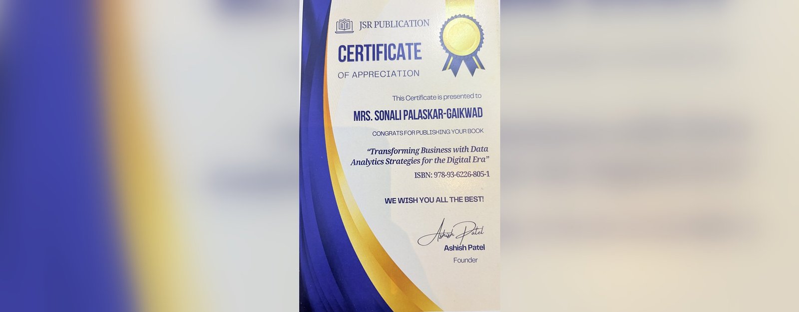 Mrs. Sonali Palaskar- Gaikwad